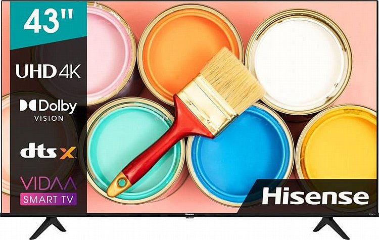 �������� ���� Hisense 43A6BG 4K �43 ������ ������ ������