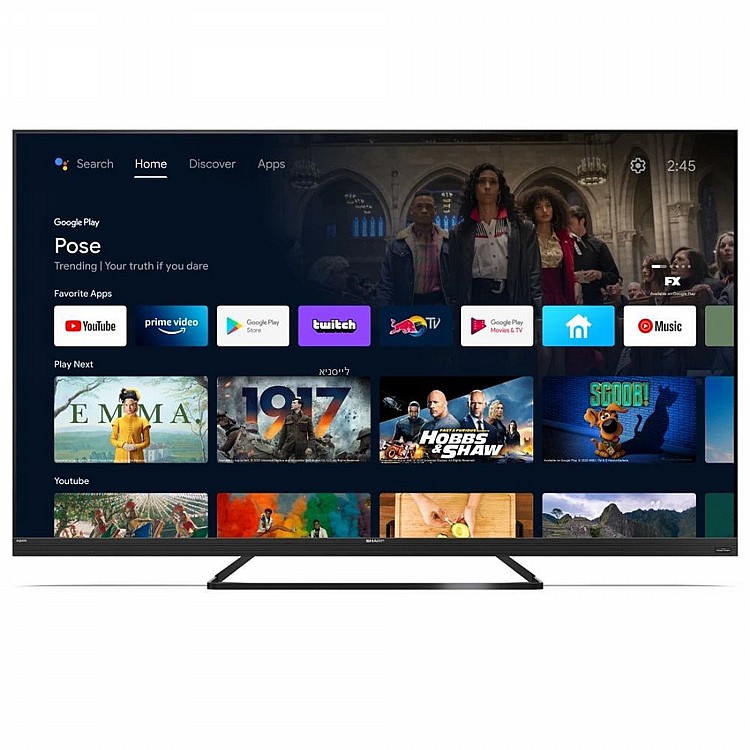 �������� ���� 65" SHARP QLED ���� 65EQ3LA ������