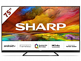 טלוויזיה 75 אינטש SHARP שארפ QLED 75EQ3LA מתצוגה טלוויזיה 75 אינטש SHARP שארפ QLED 75EQ3LA מתצוגה
