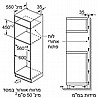 תנור בנוי משולב מיקרוגל 60 ס