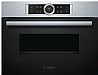 תנור BOSCH משולב מיקרו גריל בגימור נירוסטה דגם CMG633BS1 מתצוגה