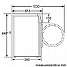 מכונת כביסה פתח קידמי Constructa CWF10W47IL 8 ק