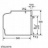 תנור בנוי 71 ליטר Bosch HBG578ES3 בוש מתצוגה