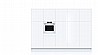 תנור בנוי פירוליטי בגימור לבן מסדרה 8 BOSCH דגם HBG675BW1 מתצוגה