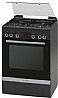 תנור משולב כיריים בצבע שחור BOSCH דגם HGD74W360Y מתצוגה