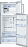 מקרר עם תא הקפאה עליון - דמוי נירוסטה BOSCH דגם No-Frost KDN53VL20