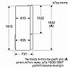 מקרר מקפיא תחתון 605 ליטר Bosch KFN96AXEA בוש מתצוגה
