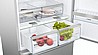 מקרר מקפיא תחתון בנפח 590 ליטר KGB86AIFP בוש BOSCH נירוסטה מתצוגה