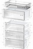 מקרר מקפיא תחתון Bosch KGN49VXCT 311 ליטר בוש מתצוגה