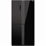 מקרר הייסנס מהדרין דגם RQ82 זכוכית שחורה 4 דלתות Hisense מתצוגה מקרר הייסנס מהדרין דגם RQ82 זכוכית שחורה 4 דלתות Hisense מתצוגה