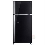 מקרר שארפ מהדרין מקפיא עליון ציפוי זכוכית שחורה SJ5778 מתצוגה מקרר שארפ מהדרין מקפיא עליון ציפוי זכוכית שחורה SJ5778 מתצוגה