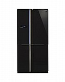 מקרר 4 דלתות 610 ליטר SHARP שארפ זכוכית שחורה מתצוגה מקרר 4 דלתות 610 ליטר SHARP שארפ זכוכית שחורה מתצוגה